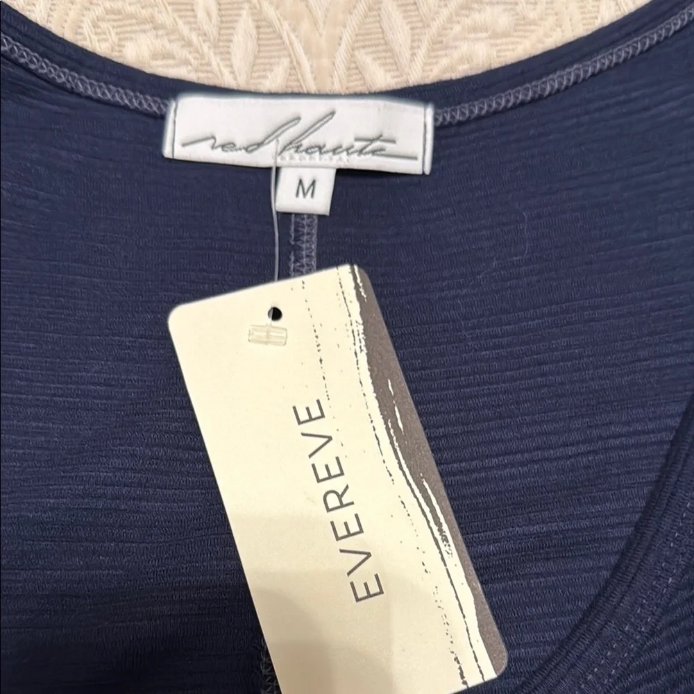 Red Haite Navy Blue Tank Top SZ M